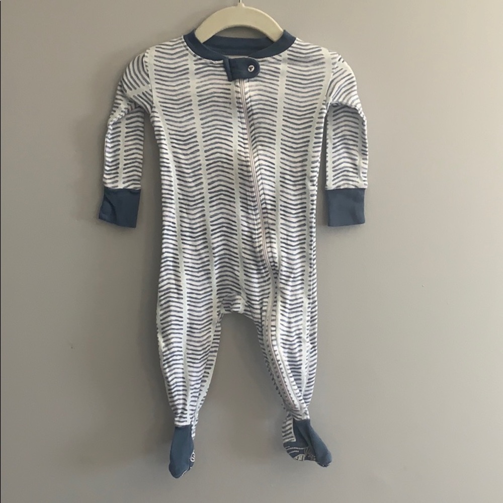 Burt’s Bees Baby zippered footie